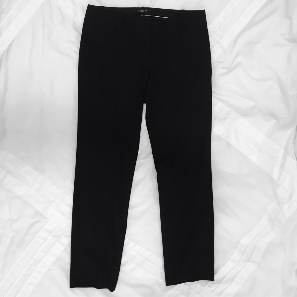 Ann Taylor Petite Black Suit Pants